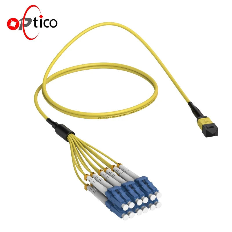 12F MPO To LC Fiber Cable OS2 12F MPO To LC Fiber Cable OS2