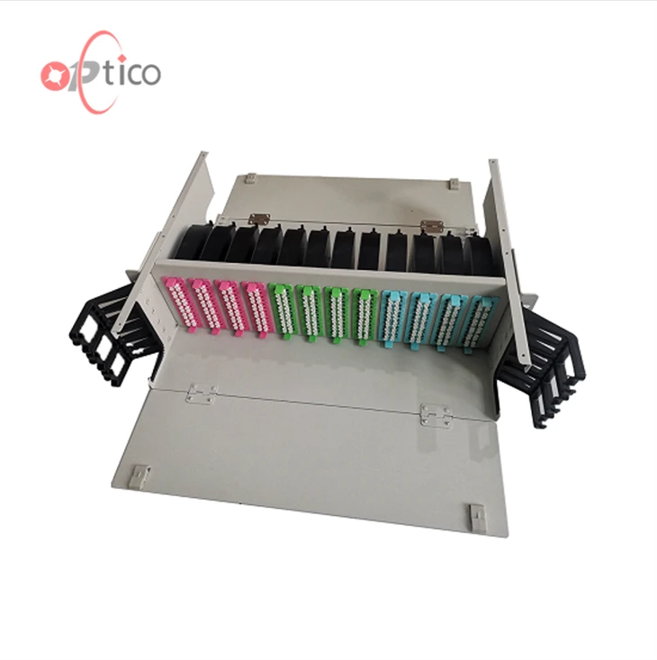 288fo High Density MPO 19inch 3U Patch Panel 288fo High Density MPO 19inch 3U Patch Panel